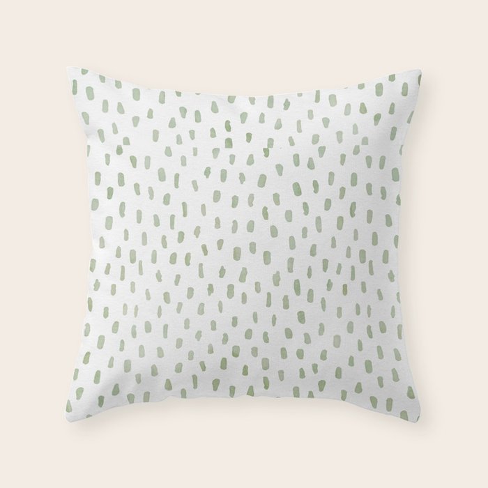 Sage Green Throw Pillow Gallery Image 6