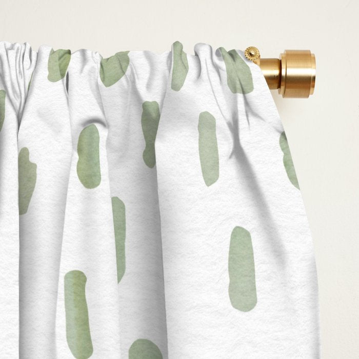 Sage Green Window Curtain Gallery Image 2
