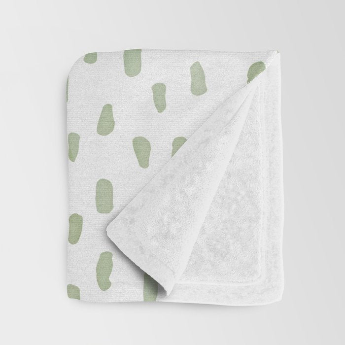 Sage Green Throw Blanket Gallery Image 3