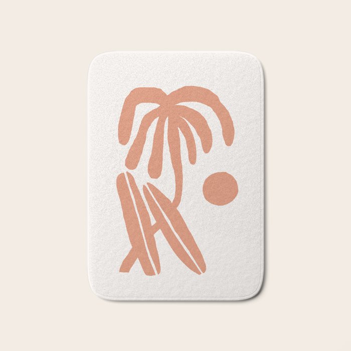 Palm and surfboards Bath Mat Gallery Image 1