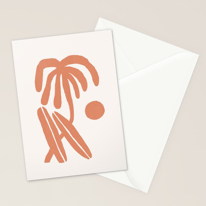 Palm and surfboards Stationery Card Gallery Image 2