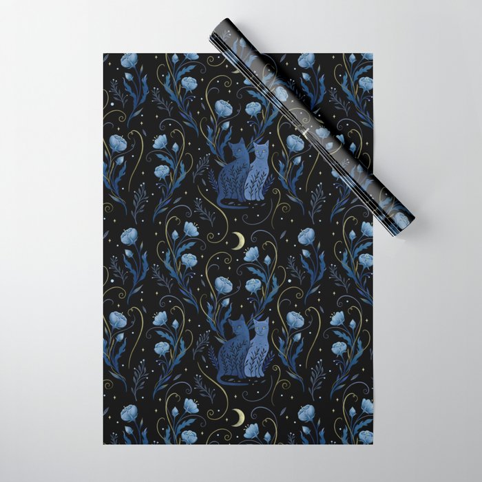 Two Cats Wrapping Paper Gallery Image 1