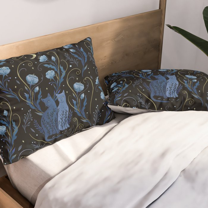 Two Cats Pillow Sham Gallery Image 2