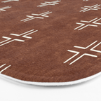 mudcloth crosses - brandywine Bath Mat Gallery Image 3