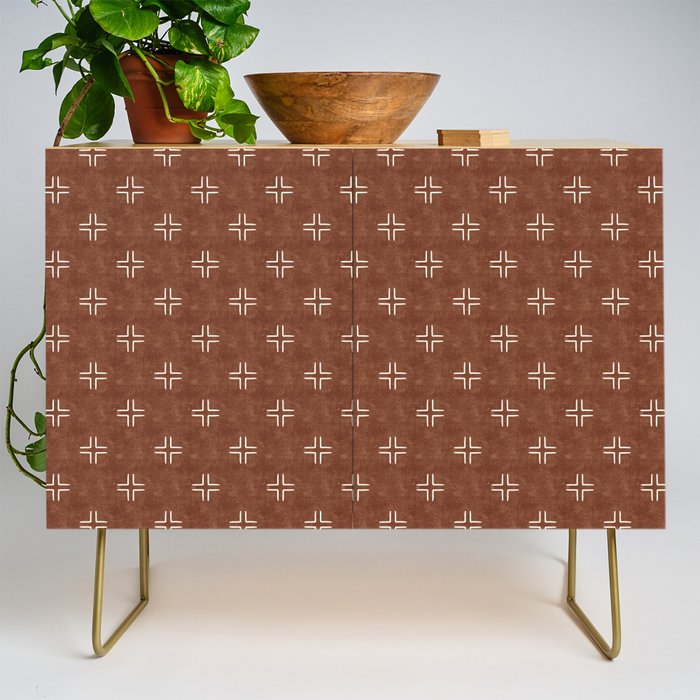 mudcloth crosses - brandywine Credenza Gallery Image 1