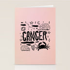 Celestial Cancer Stationery Card Gallery Image 2