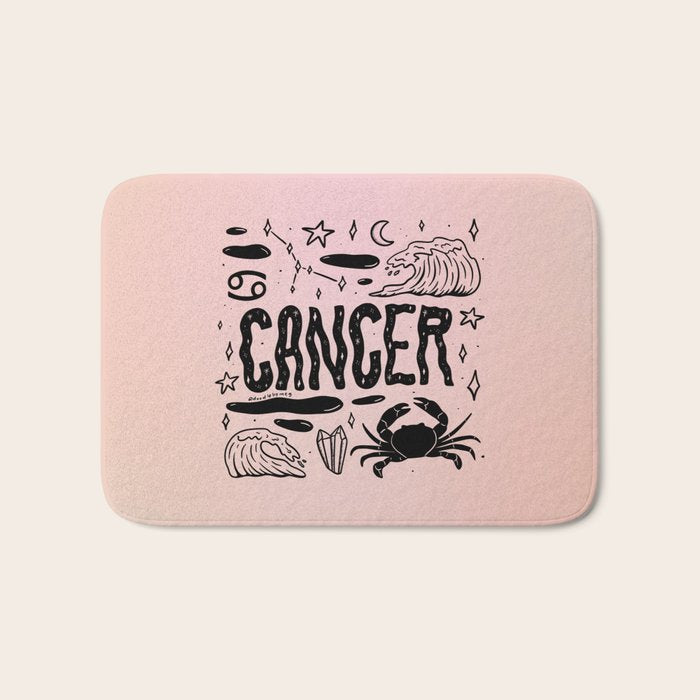 Celestial Cancer Bath Mat Gallery Image 1