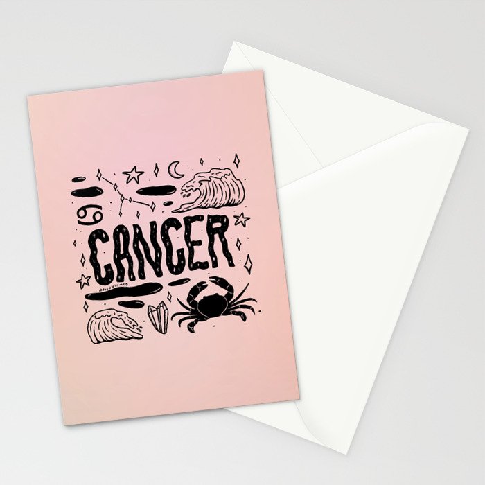 Celestial Cancer Stationery Card Gallery Image 2