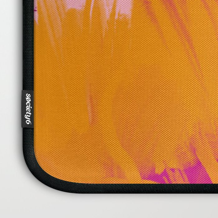 Bloom In Orange & Pink Laptop Sleeve Gallery Image 3