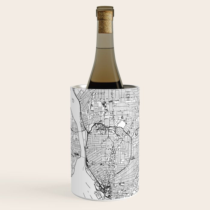Buffalo White Map Wine Chiller Gallery Image 2