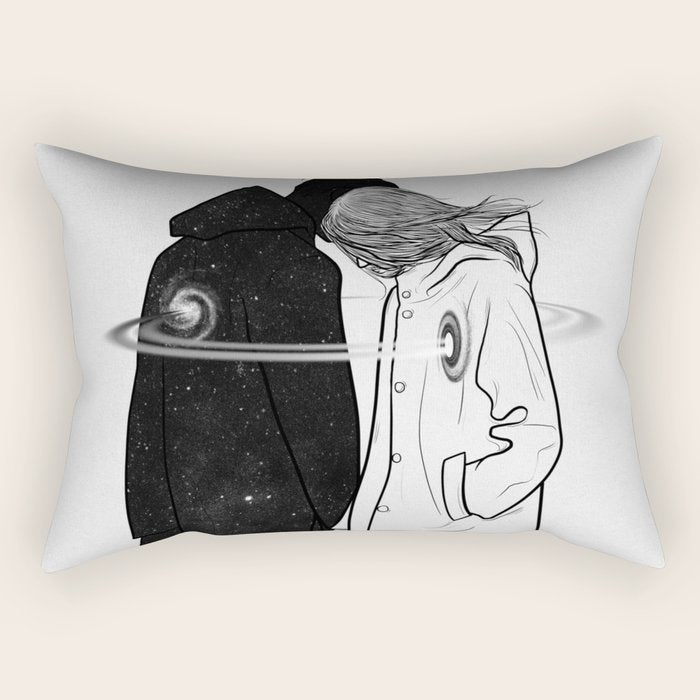 Lost and found. Rectangular Pillow Gallery Image 1