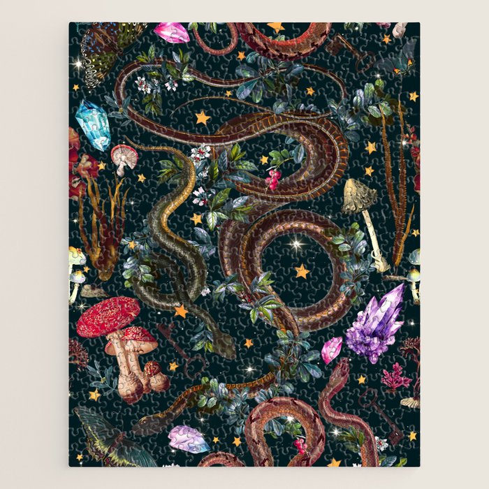 Mysterious Mushroom Forest III - Night Jigsaw Puzzle Gallery Image 1