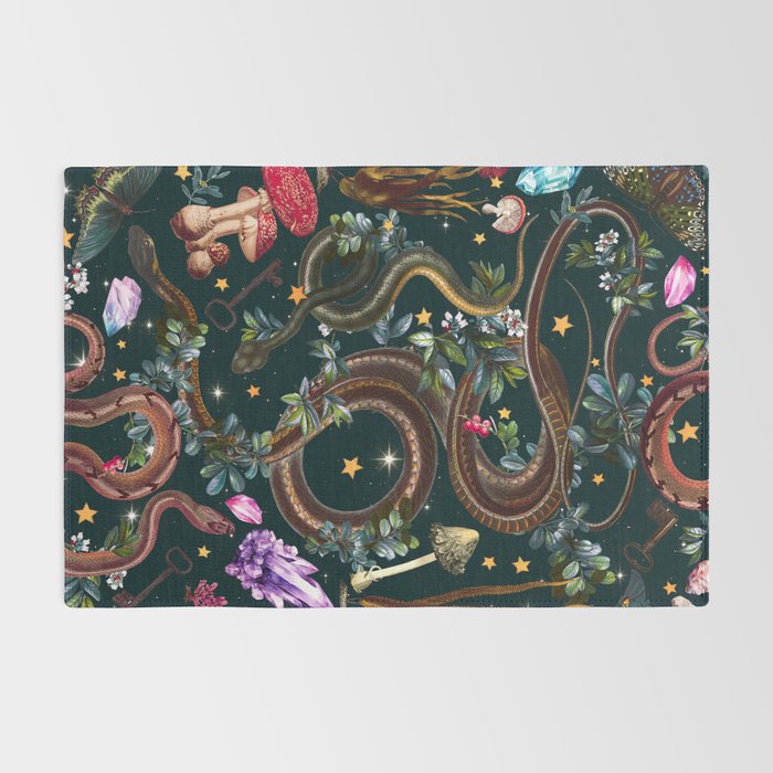 Mysterious Mushroom Forest III - Night Rug Gallery Image 2
