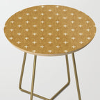 double cross on mustard  Side Table Gallery Image 2