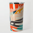shape leaf modern mid century Travel Mug Gallery Image 1