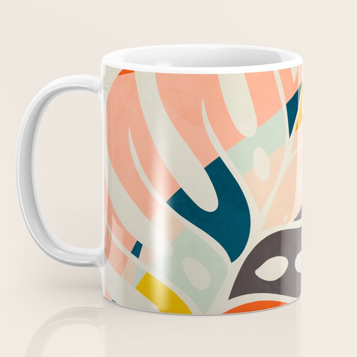 shape leaf modern mid century Coffee Mug Gallery Image 3
