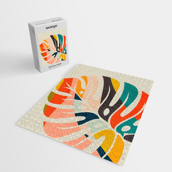 shape leaf modern mid century Jigsaw Puzzle Gallery Image 2