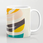 shape leaf modern mid century Coffee Mug Gallery Image 1