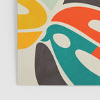 shape leaf modern mid century Poster Gallery Image 3