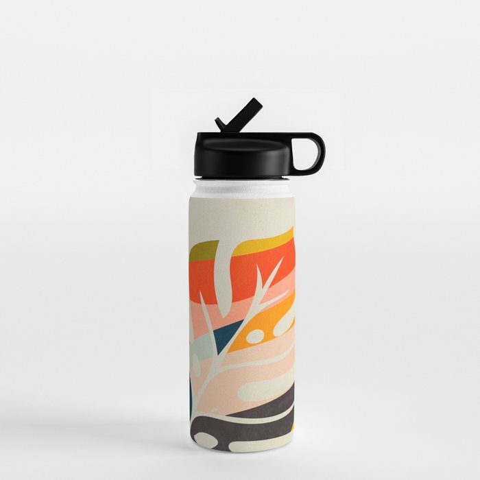 shape leaf modern mid century Water Bottle Gallery Image 1