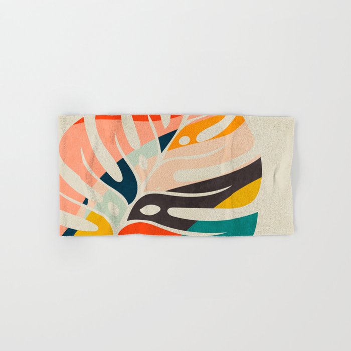 shape leaf modern mid century Towels Gallery Image 1