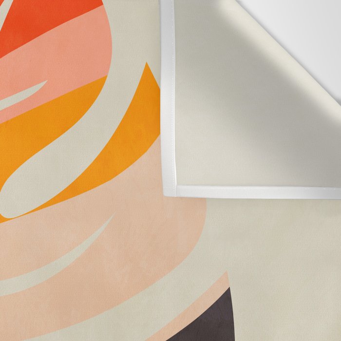 shape leaf modern mid century Wall Tapestry Gallery Image 3