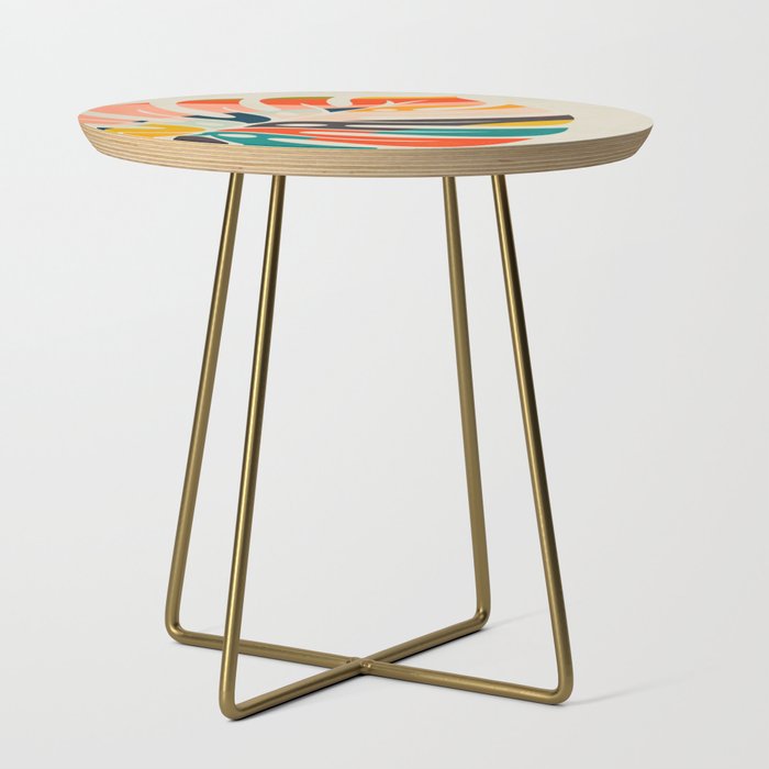 shape leaf modern mid century Side Table Gallery Image 1