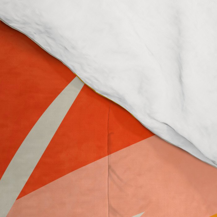 shape leaf modern mid century Comforter Gallery Image 4