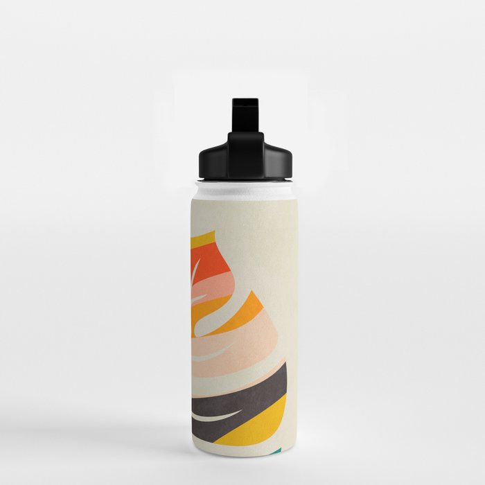 shape leaf modern mid century Water Bottle Gallery Image 2