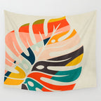 shape leaf modern mid century Wall Tapestry Gallery Image 4