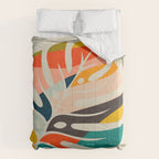 shape leaf modern mid century Comforter Gallery Image 6