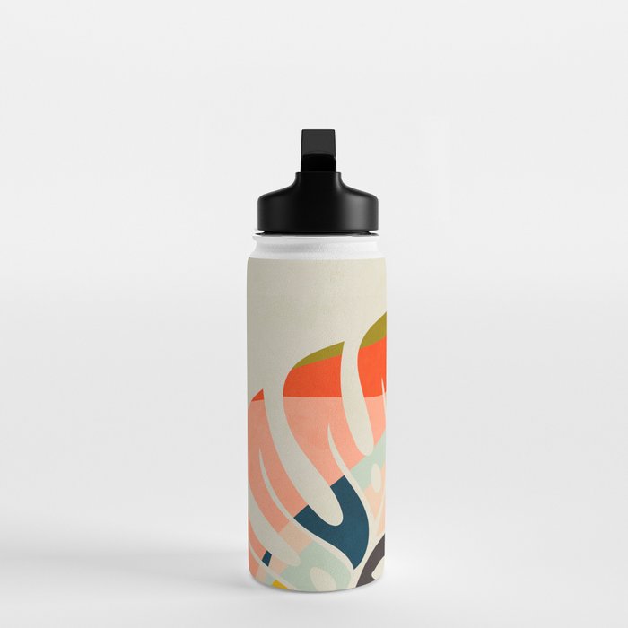 shape leaf modern mid century Water Bottle Gallery Image 3