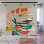 shape leaf modern mid century Wall Mural Gallery Image 1