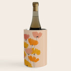 Summertime Flowers On Beige Wine Chiller Gallery Image 3