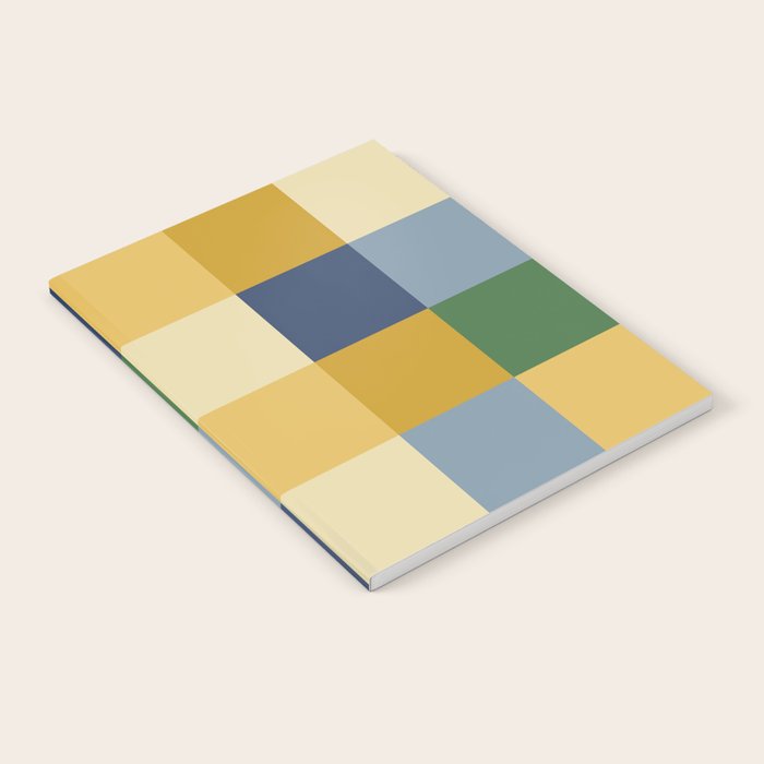 Bold Colorful Checks Pattern - Large XXIII Notebook Gallery Image 2