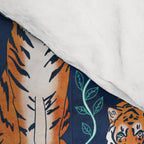 Tiger Toile on Navy Comforter Gallery Image 4