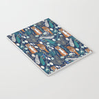 Tiger Toile on Navy Notebook Gallery Image 3