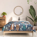 Tiger Toile on Navy Comforter Gallery Image 3