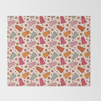 Cute Ghost Print Throw Blanket Gallery Image 2