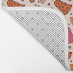 Cute Ghost Print Bath Mat Gallery Image 2