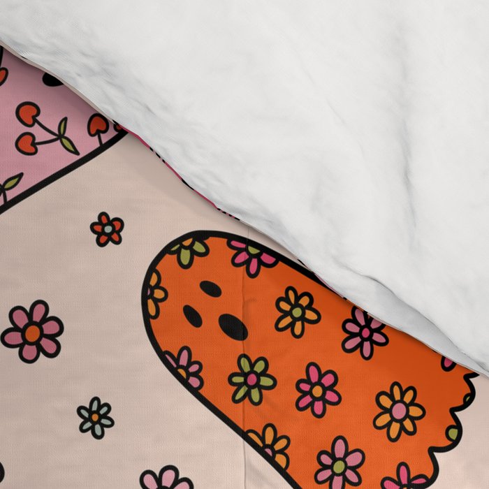Cute Ghost Print Comforter Gallery Image 4