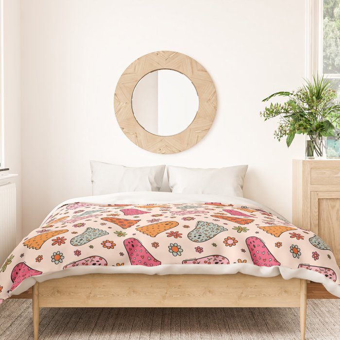 Cute Ghost Print Duvet Cover Gallery Image 3