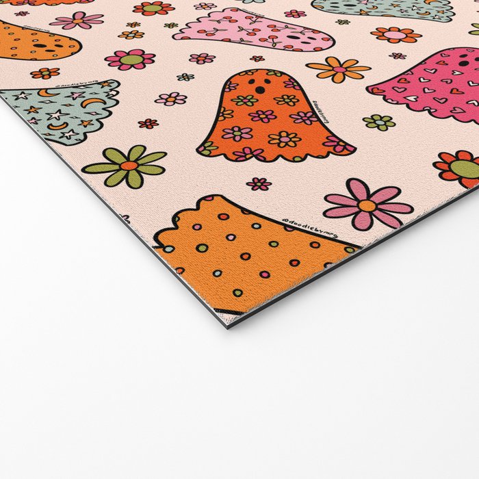 Cute Ghost Print Welcome Mat Gallery Image 2