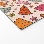 Cute Ghost Print Welcome Mat Gallery Image 2