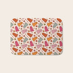 Cute Ghost Print Bath Mat Gallery Image 1