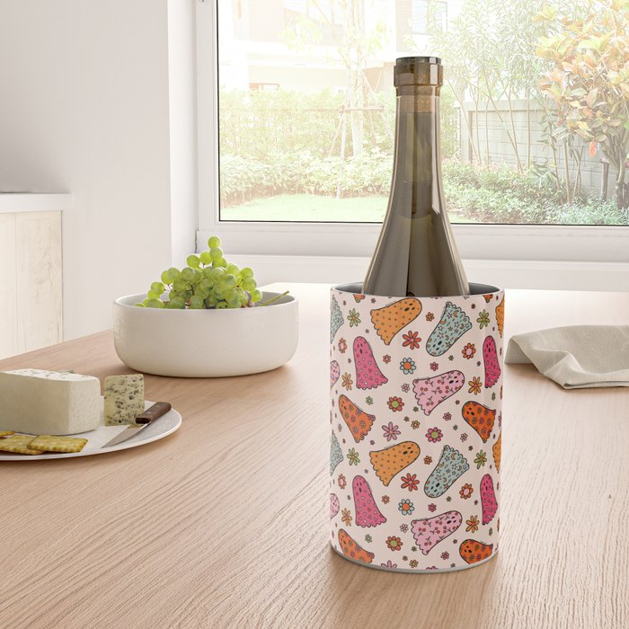 Cute Ghost Print Wine Chiller Gallery Image 4