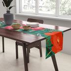 Bohemian Floral Heron Table Runner Gallery Image 2