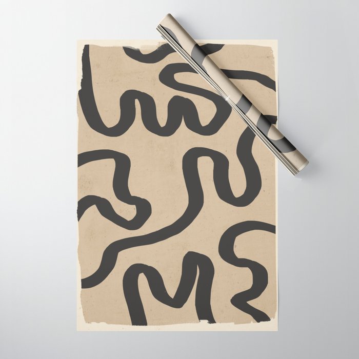 Organic Flow II Wrapping Paper Gallery Image 1