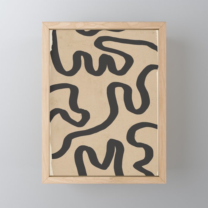 Organic Flow II Mini Art Print Gallery Image 1