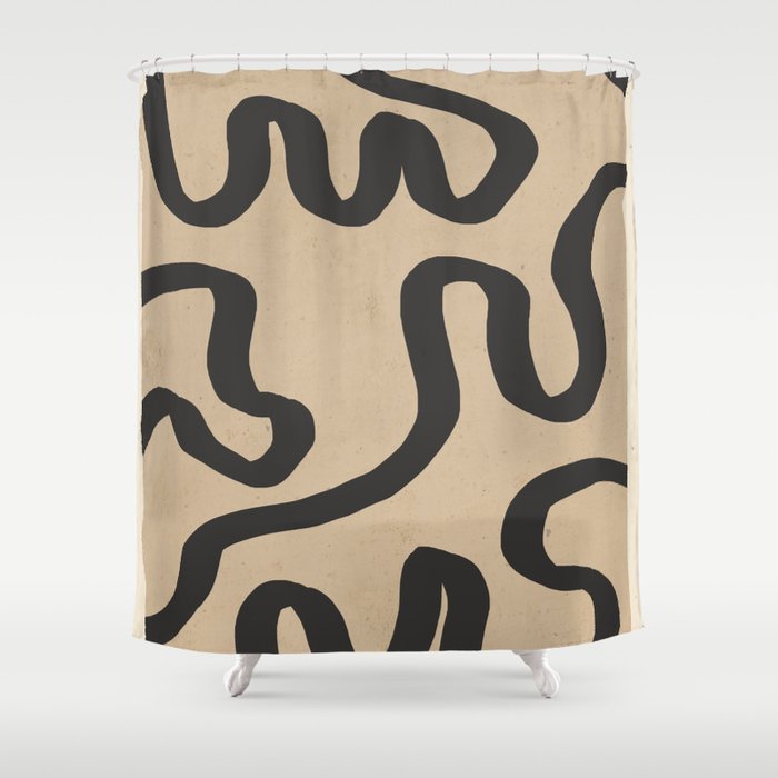 Organic Flow II Shower Curtain Gallery Image 1